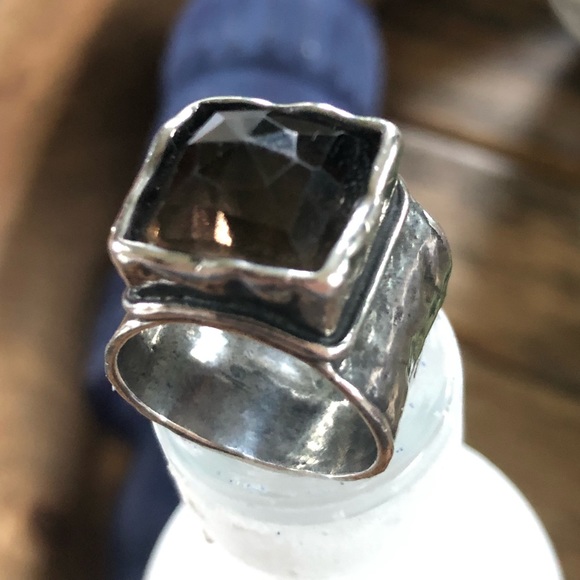 Silpada Jewelry - Silpada sterling silver smoky topaz ring sz 5